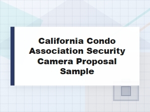 Sample Security Camera Proposal for Condo Associations