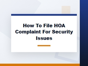 Steps to Report Security Issues to Your Hoa